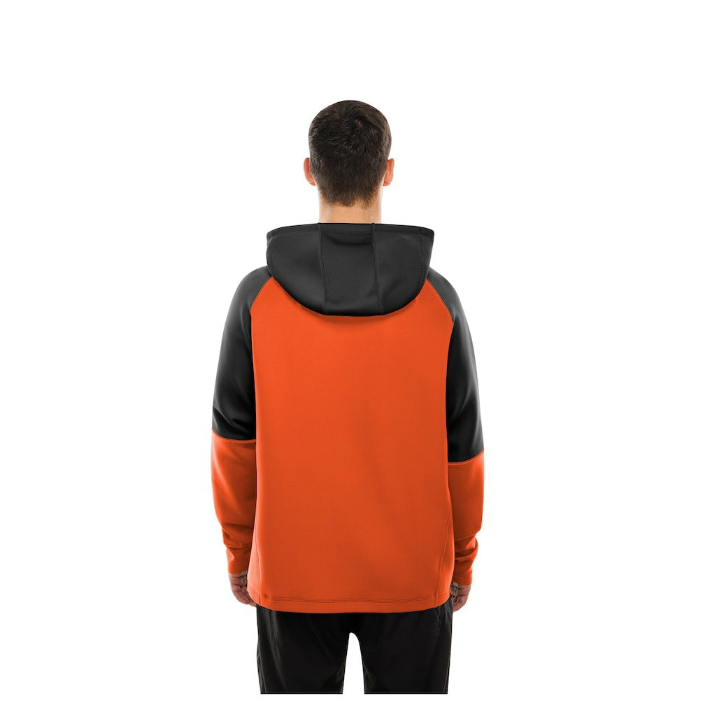 Cincinnati Bengals New Era Combine Authentic Color Block Raglan Pullover Hoodie - Orange sale
