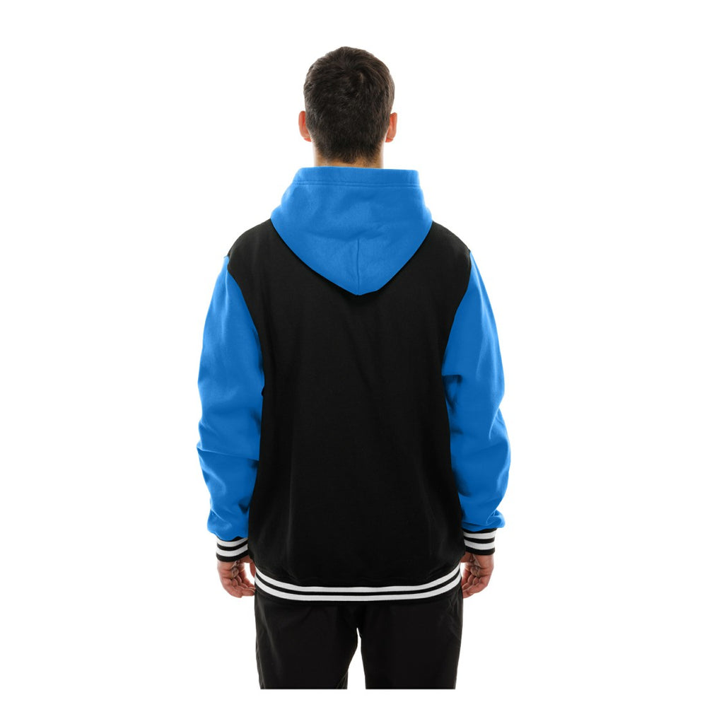 Detroit Lions New Era Full-Snap Fleece Hoodie Jacket - Black discount