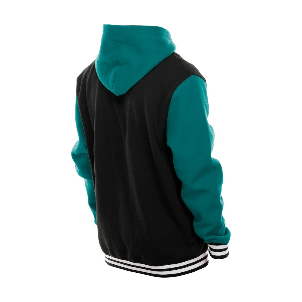 Miami Dolphins New Era Full-Snap Fleece Hoodie Jacket - Black on sale