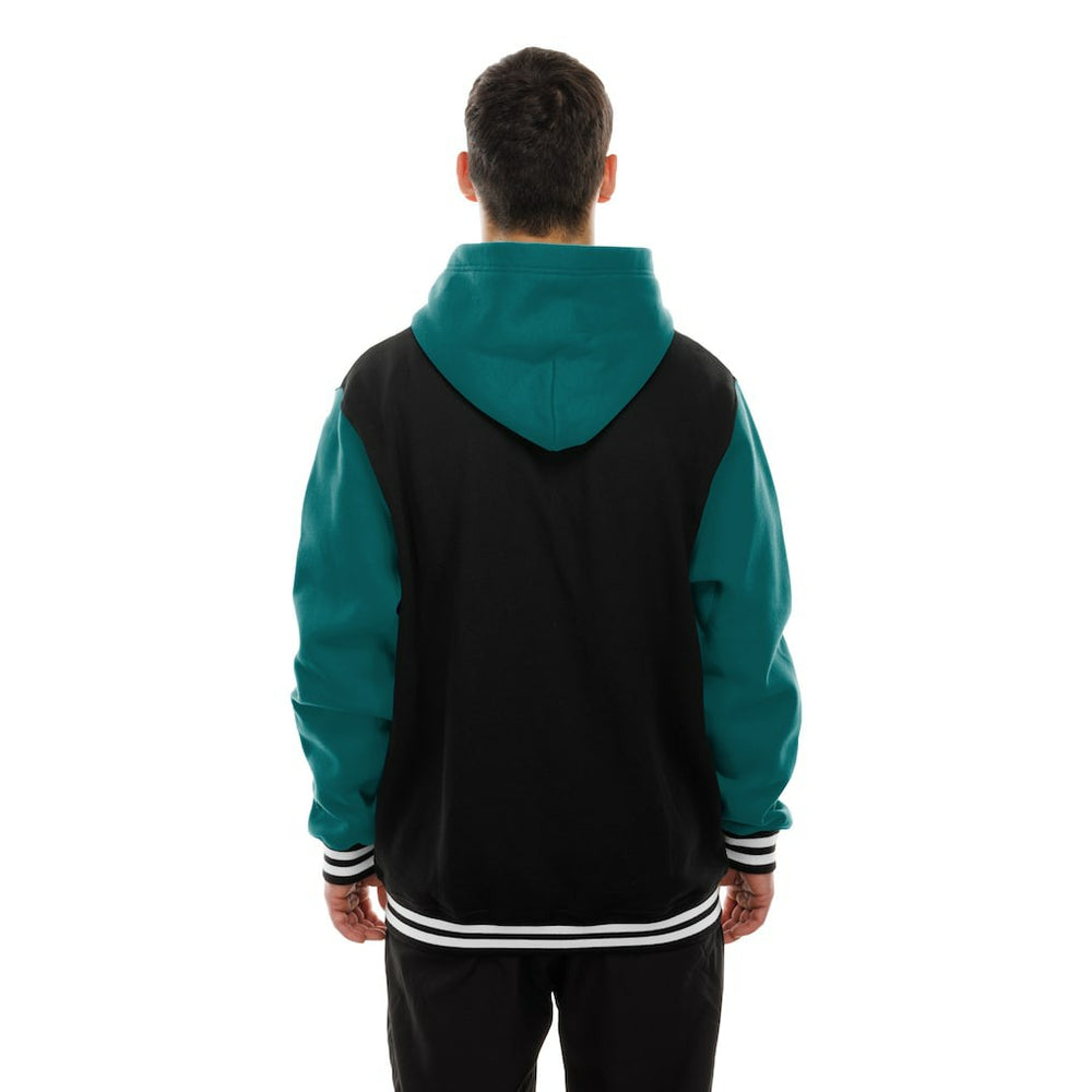 Miami Dolphins New Era Full-Snap Fleece Hoodie Jacket - Black on sale