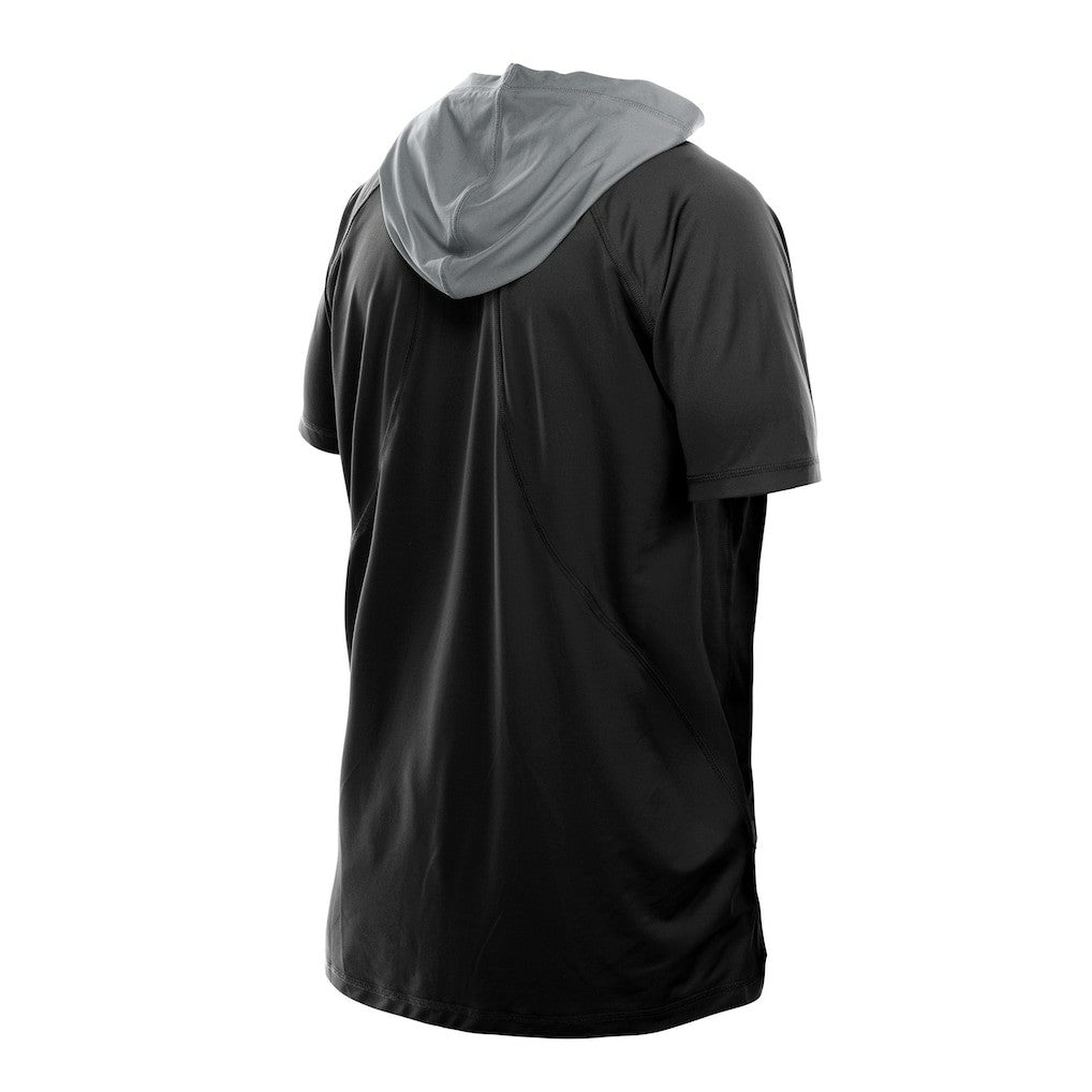 Las Vegas Raiders New Era Combine Authentic Hooded Raglan Short-Sleeve T-Shirt - Black sale