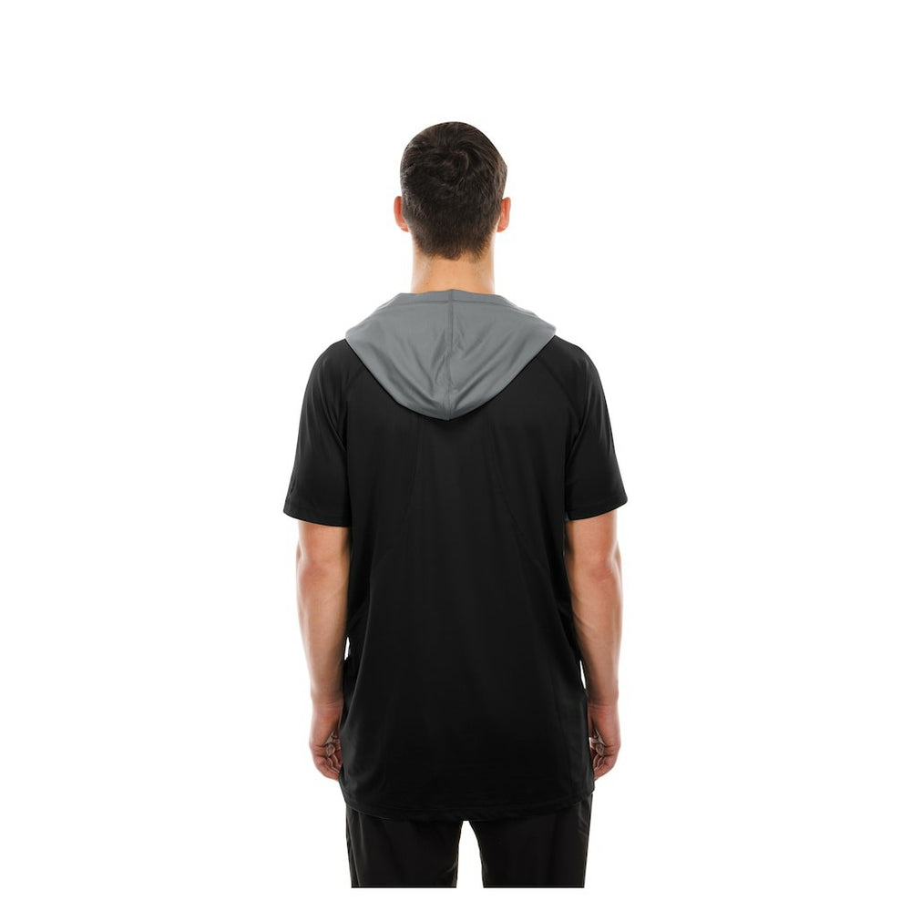 Las Vegas Raiders New Era Combine Authentic Hooded Raglan Short-Sleeve T-Shirt - Black sale