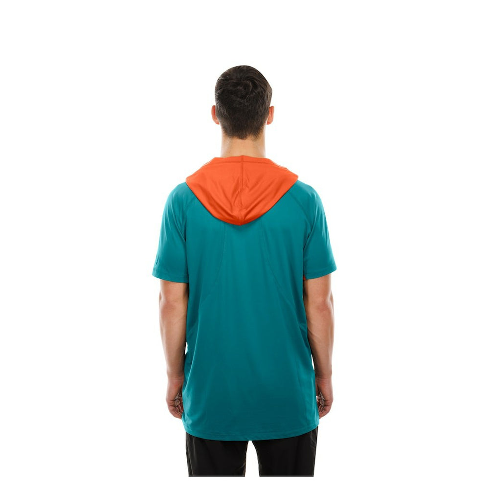 Miami Dolphins New Era Combine Authentic Hooded Raglan Short-Sleeve T-Shirt - Aqua discount