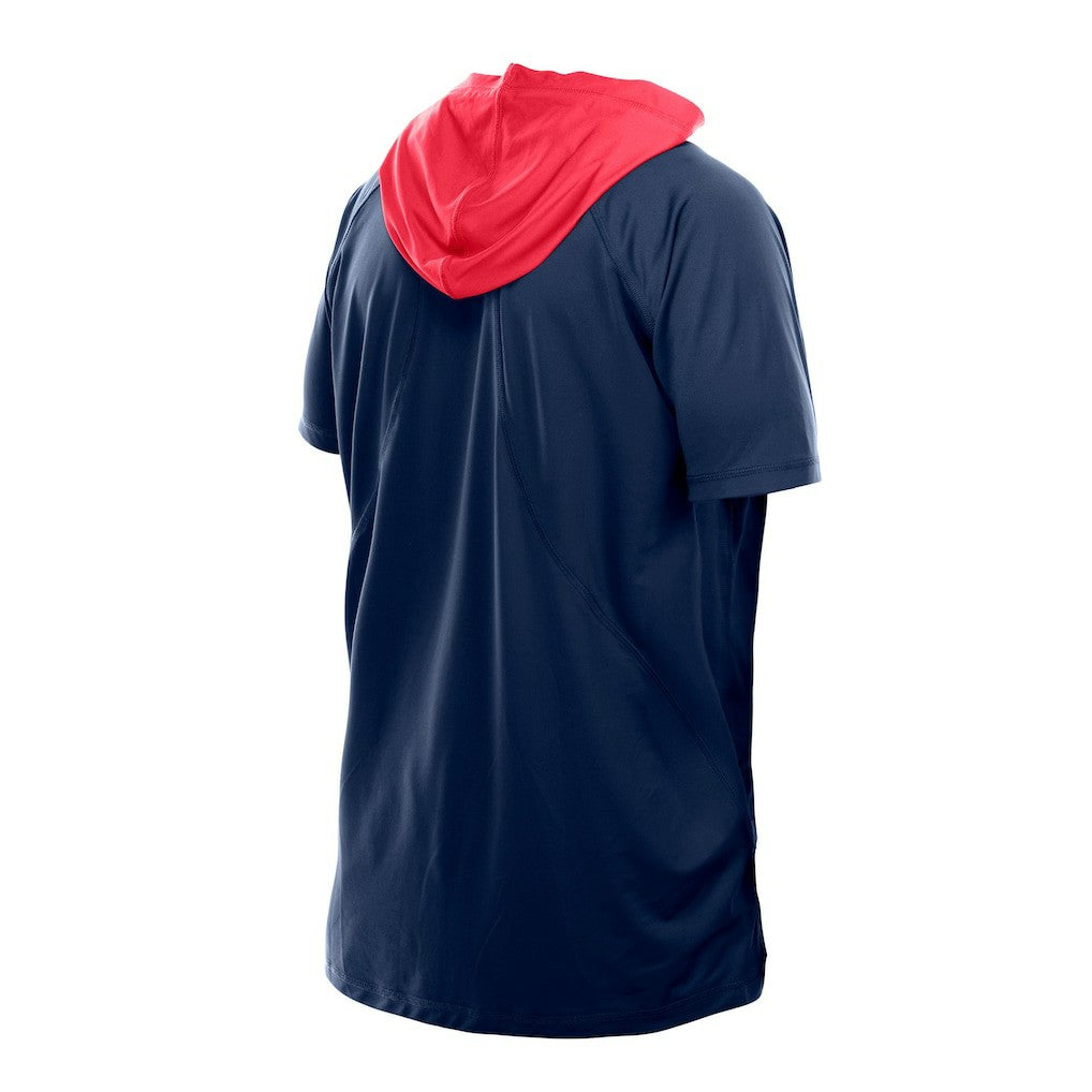 New England Patriots New Era Combine Authentic Hooded Raglan Short-Sleeve T-Shirt - Navy discount
