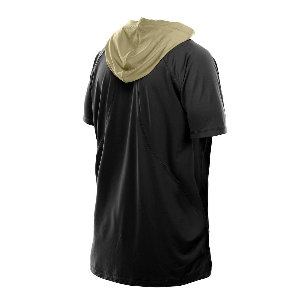 New Orleans Saints New Era Combine Authentic Hooded Raglan Short-Sleeve T-Shirt - Black for sale
