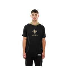 New Orleans Saints New Era Combine Authentic Hooded Raglan Short-Sleeve T-Shirt - Black for sale