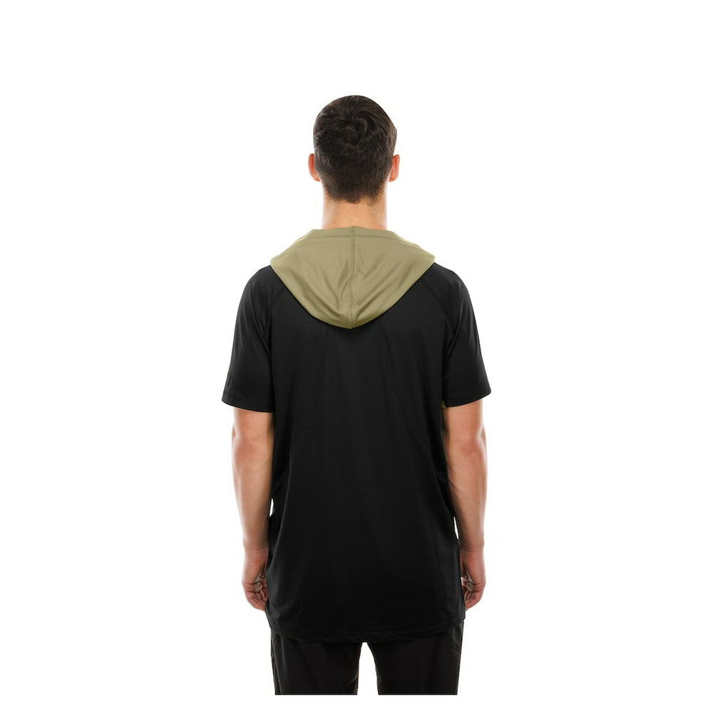 New Orleans Saints New Era Combine Authentic Hooded Raglan Short-Sleeve T-Shirt - Black for sale