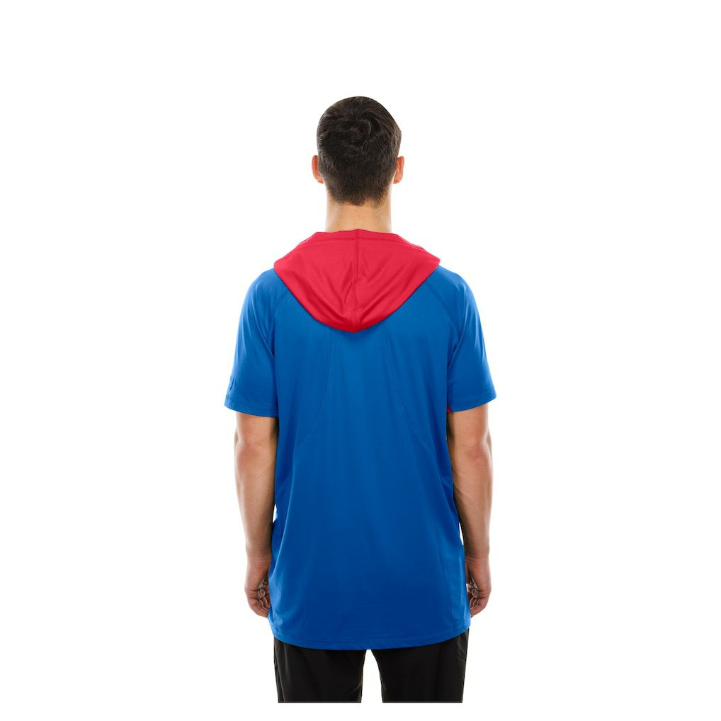 New York Giants New Era Combine Authentic Hooded Raglan Short-Sleeve T-Shirt - Royal cheap
