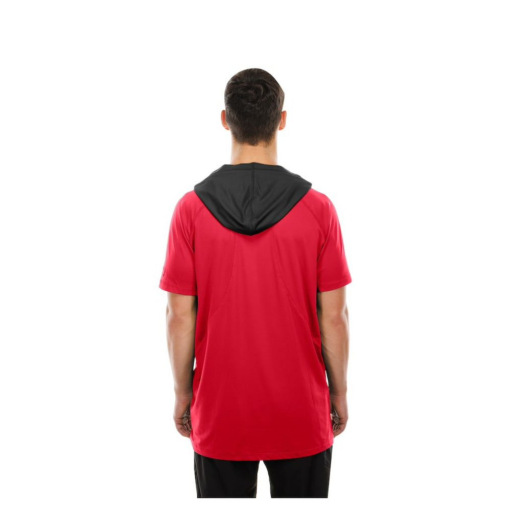 San Francisco 49ers New Era Combine Authentic Hooded Raglan Short-Sleeve T-Shirt - Scarlet outlet
