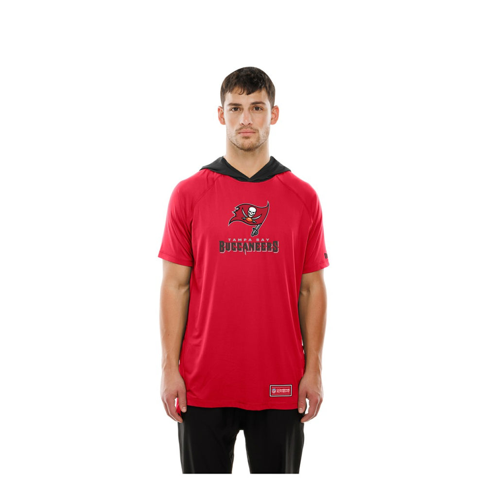 Tampa Bay Buccaneers New Era Combine Authentic Hooded Raglan Short-Sleeve T-Shirt - Red online