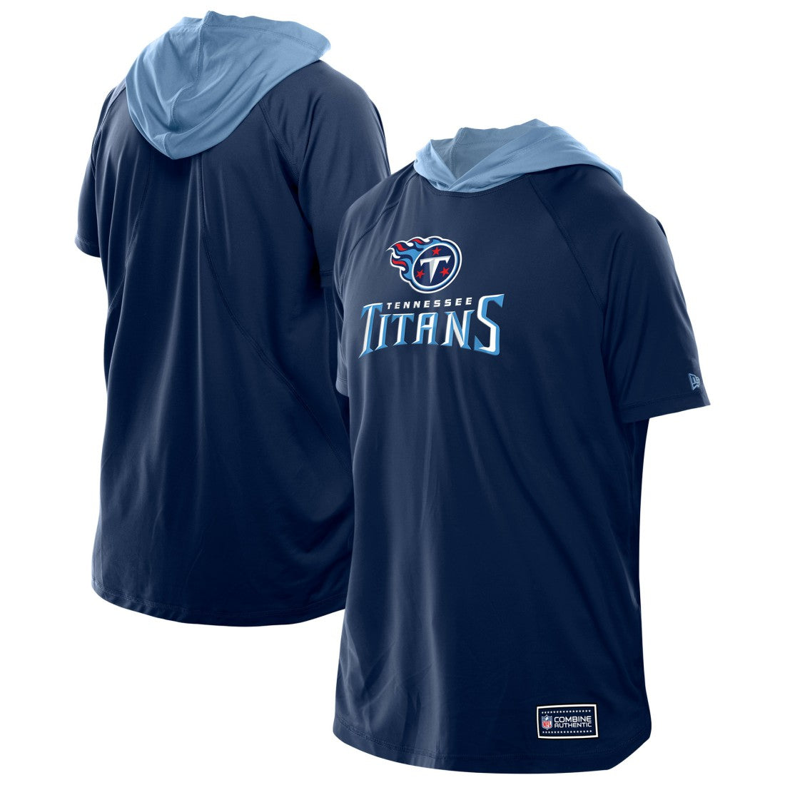 Tennessee Titans New Era Combine Authentic Hooded Raglan Short-Sleeve T-Shirt - Navy online