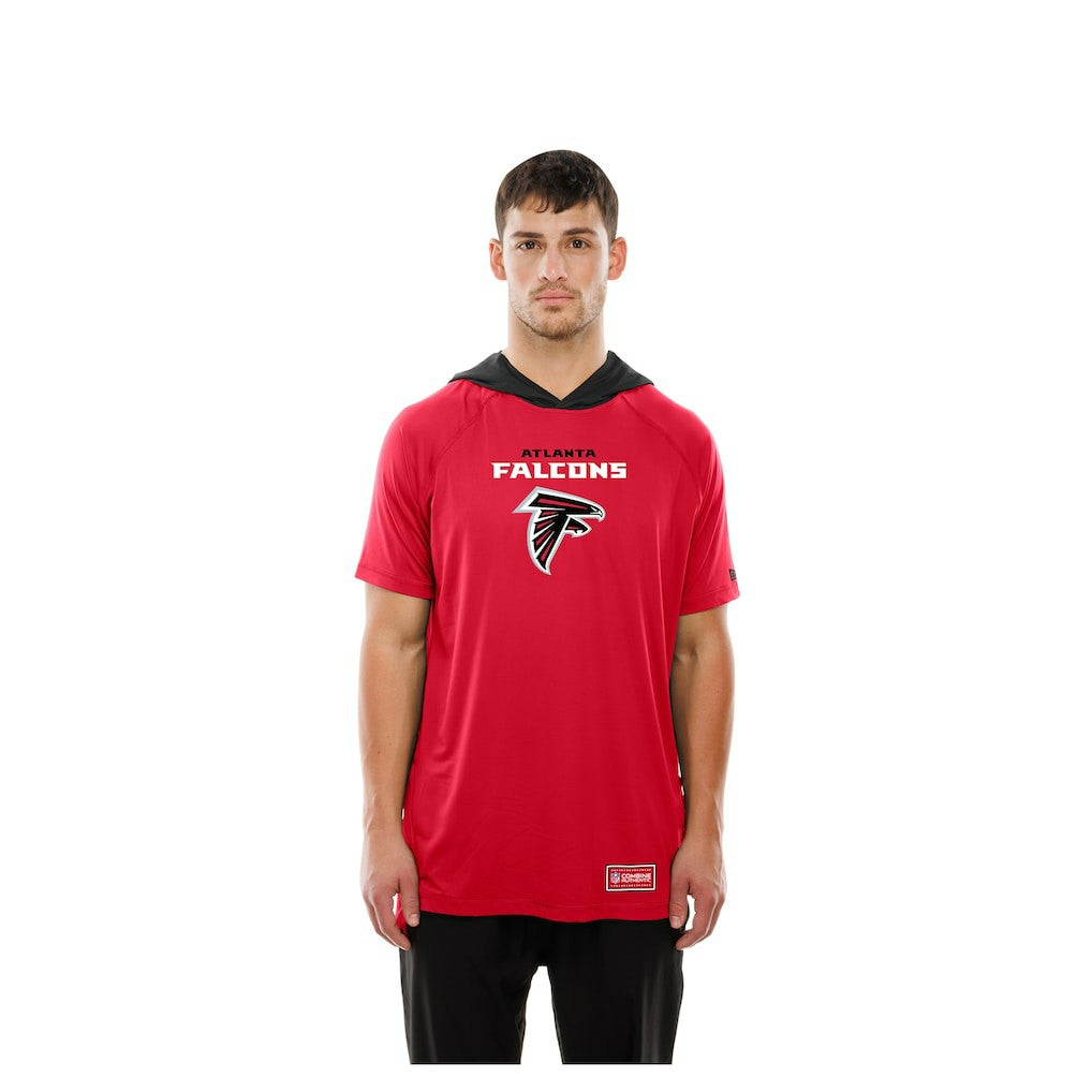 Atlanta Falcons New Era Combine Authentic Hooded Raglan Short-Sleeve T-Shirt - Red for sale