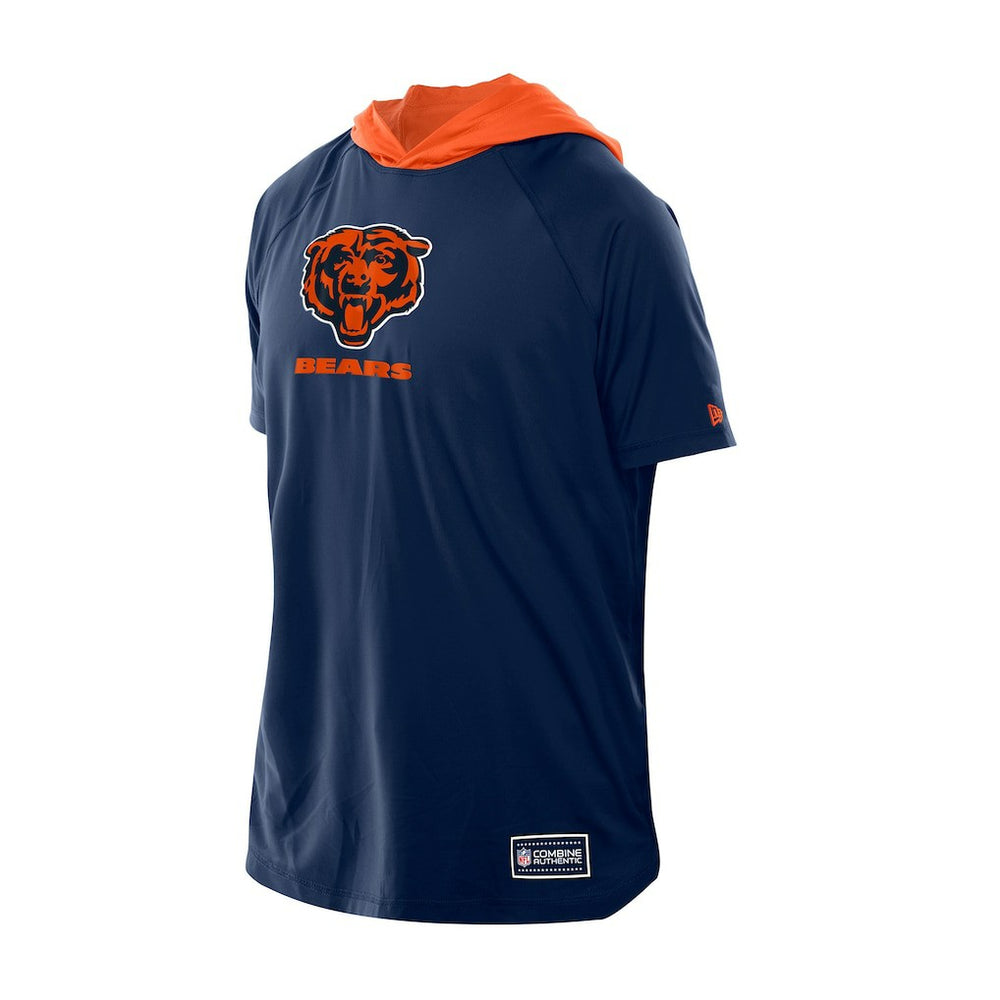 Chicago Bears New Era Combine Authentic Hooded Raglan Short-Sleeve T-Shirt - Navy online