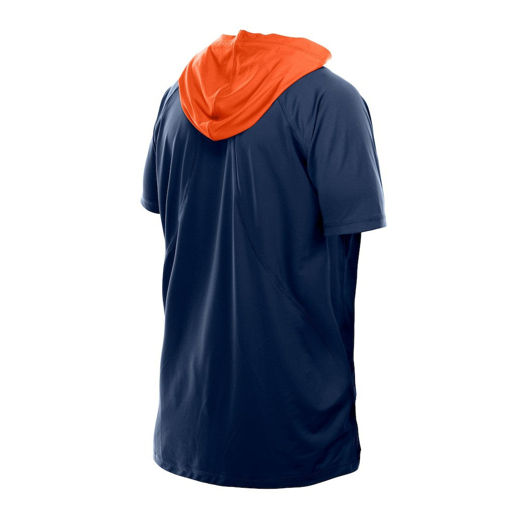 Chicago Bears New Era Combine Authentic Hooded Raglan Short-Sleeve T-Shirt - Navy online