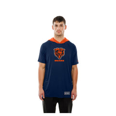 Chicago Bears New Era Combine Authentic Hooded Raglan Short-Sleeve T-Shirt - Navy online