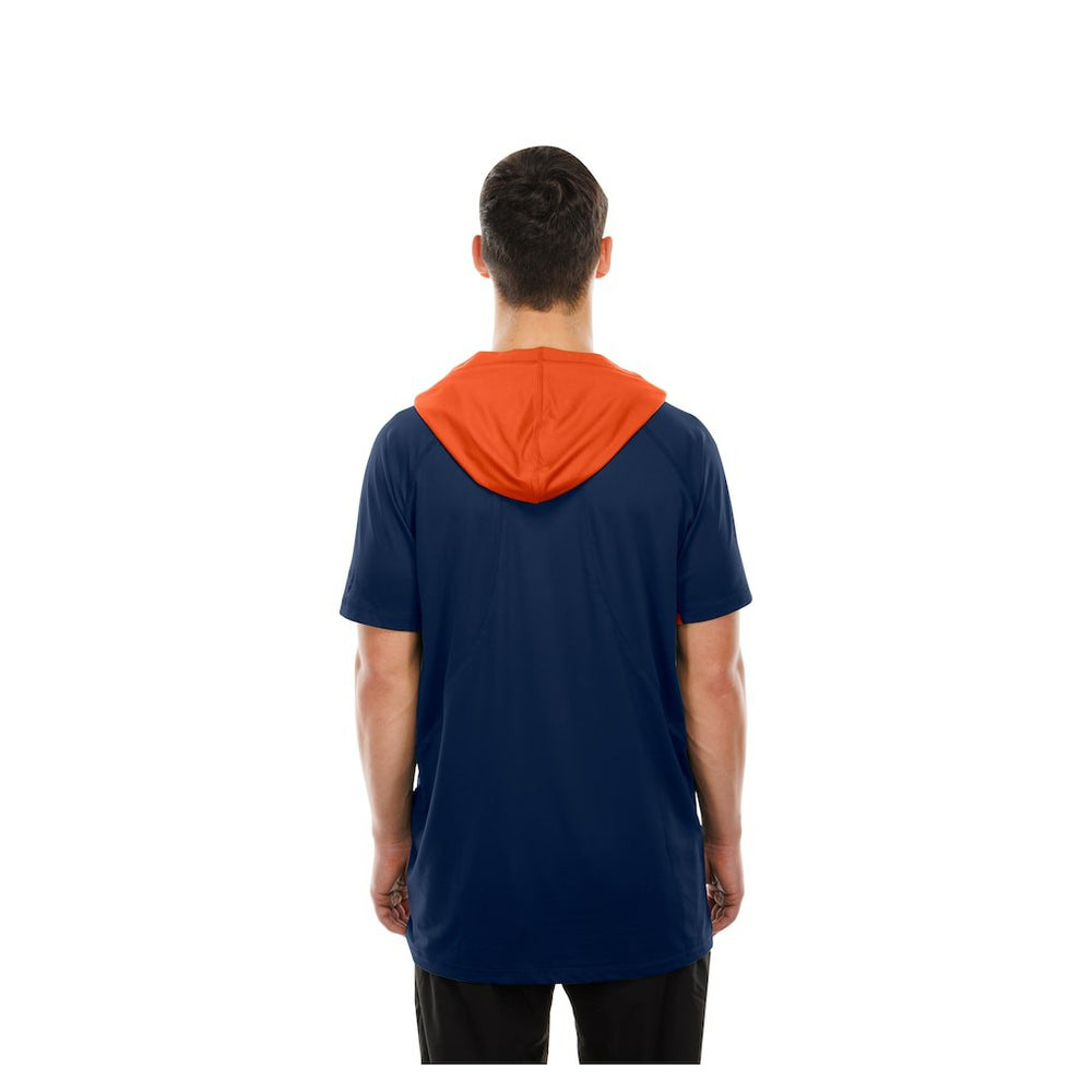 Chicago Bears New Era Combine Authentic Hooded Raglan Short-Sleeve T-Shirt - Navy online