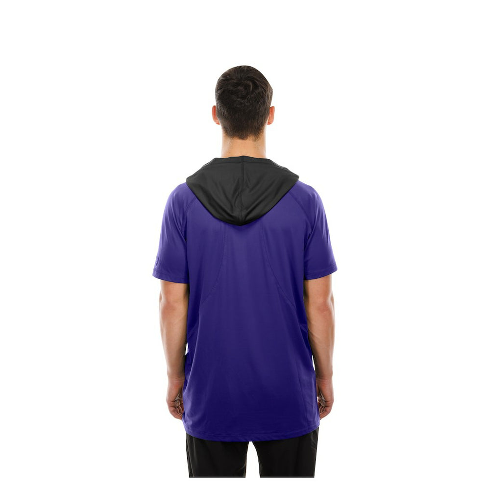 Baltimore Ravens New Era Combine Authentic Hooded Raglan Short-Sleeve T-Shirt - Purple for sale