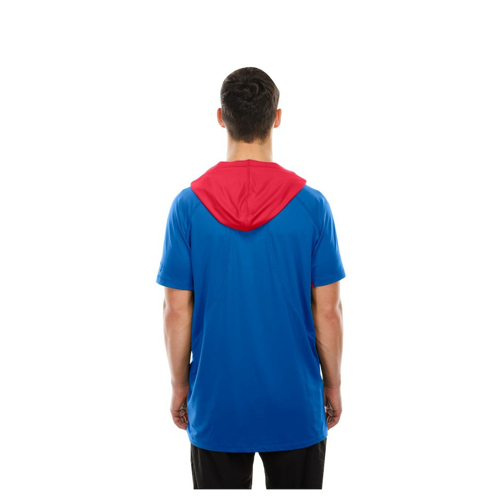 Buffalo Bills New Era Combine Authentic Hooded Raglan Short-Sleeve T-Shirt - Royal on sale