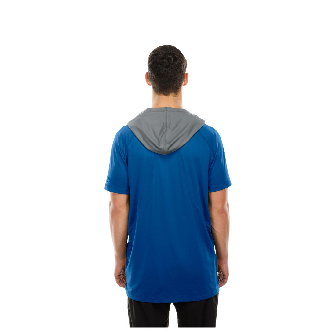 Detroit Lions New Era Combine Authentic Hooded Raglan Short-Sleeve T-Shirt - Blue on sale