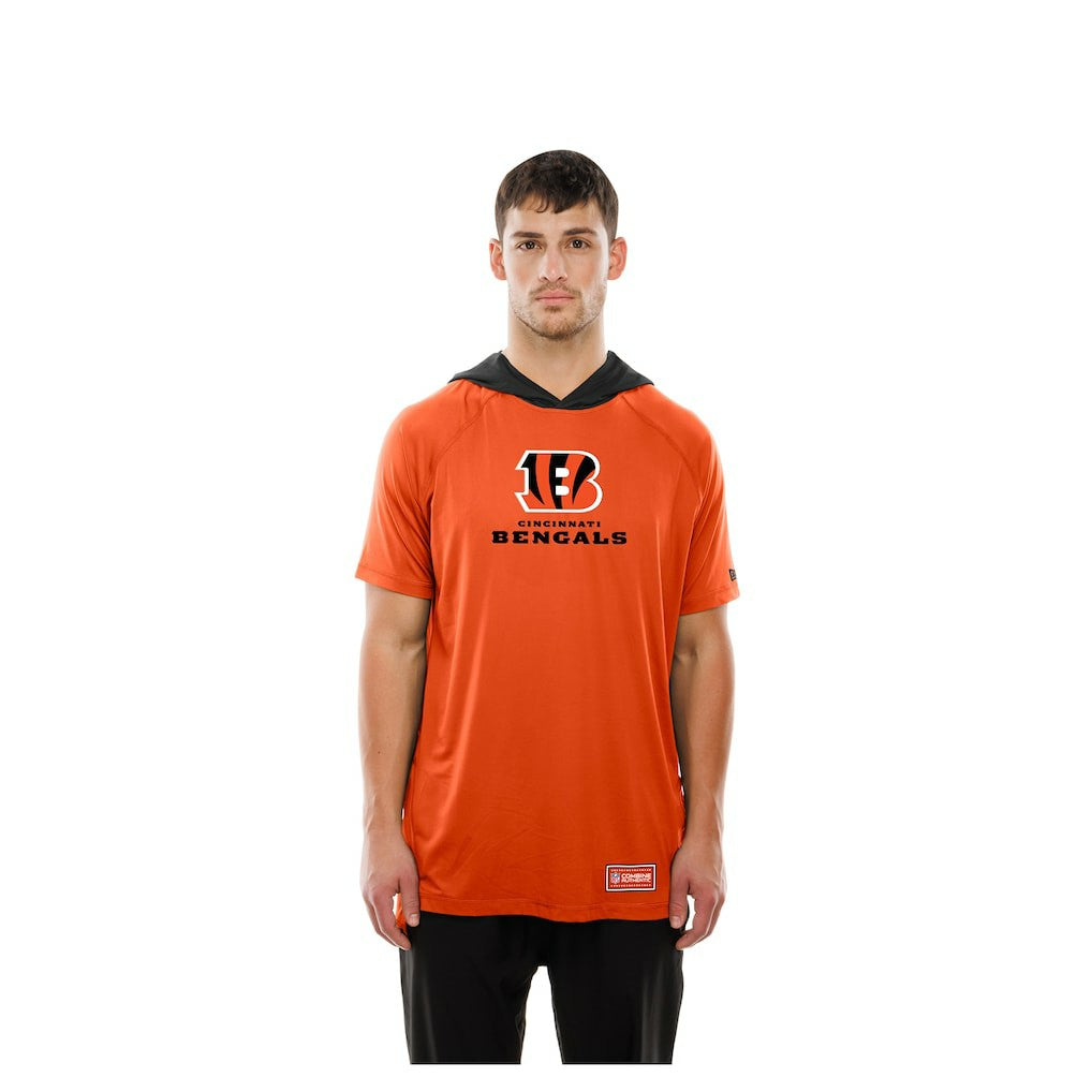 Cincinnati Bengals New Era Combine Authentic Hooded Raglan Short-Sleeve T-Shirt - Orange online