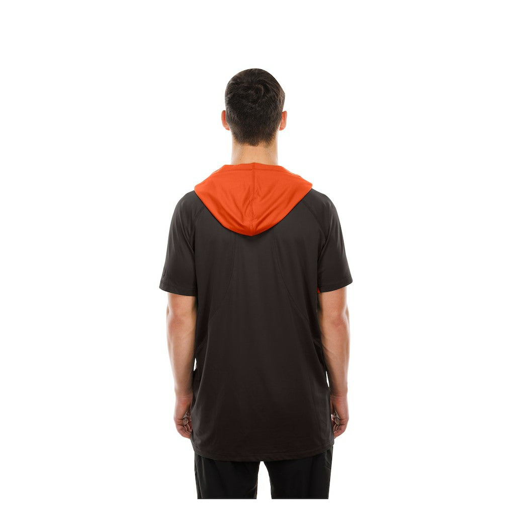 Cleveland Browns New Era Combine Authentic Hooded Raglan Short-Sleeve T-Shirt - Brown outlet