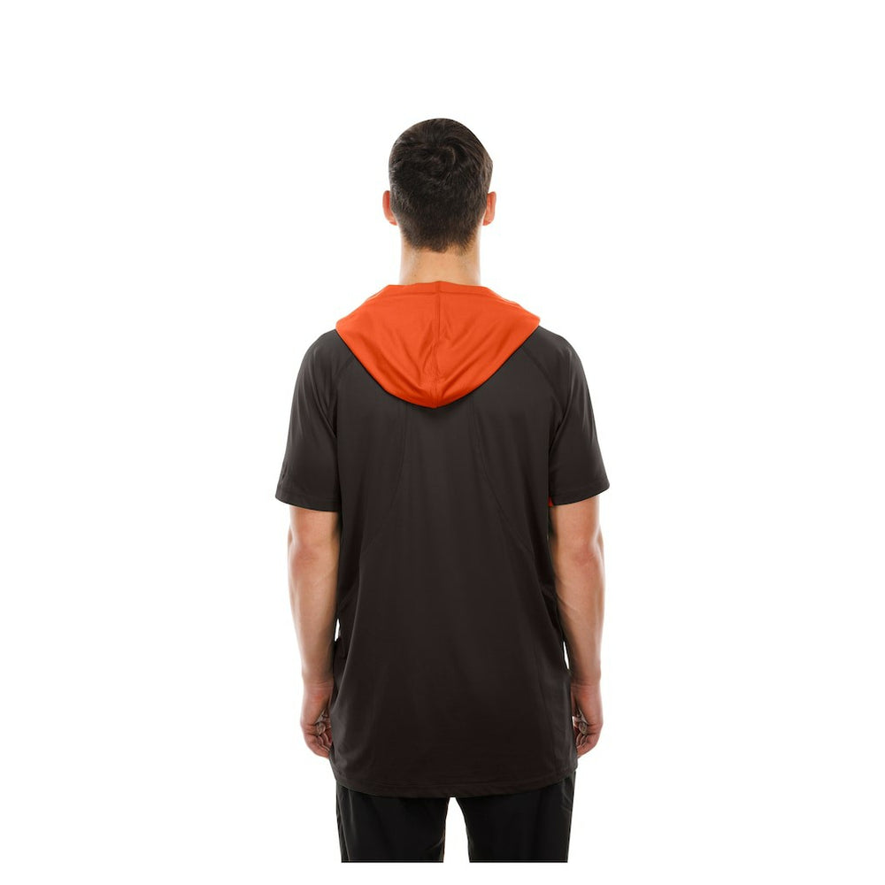 Cleveland Browns New Era Combine Authentic Hooded Raglan Short-Sleeve T-Shirt - Brown outlet
