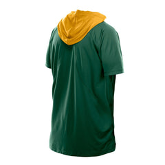 Green Bay Packers New Era Combine Authentic Hooded Raglan Short-Sleeve T-Shirt - Green outlet