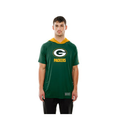 Green Bay Packers New Era Combine Authentic Hooded Raglan Short-Sleeve T-Shirt - Green outlet