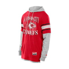 Kansas City Chiefs New Era Twofer Layered Long Sleeve Hoodie T-Shirt - Red for sale