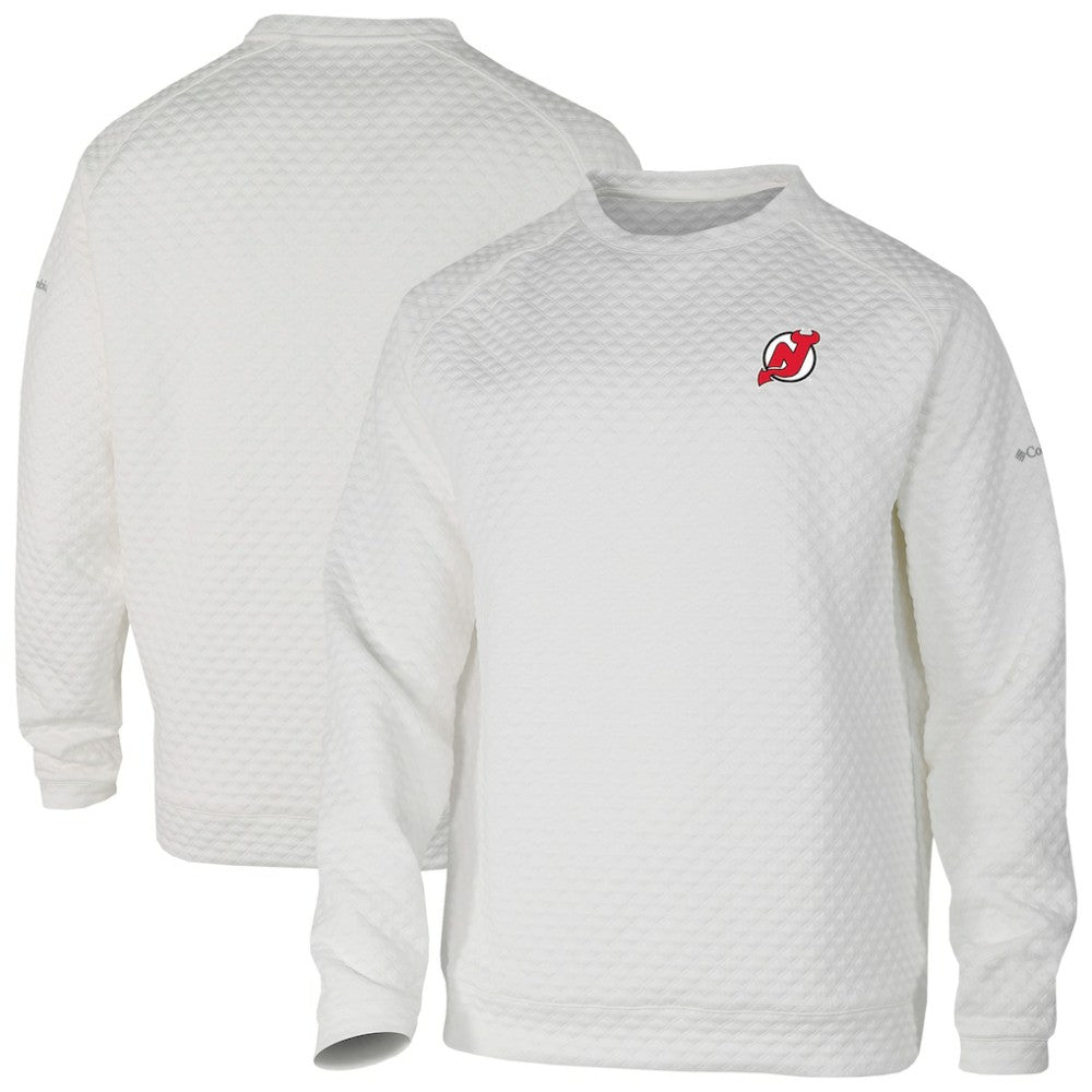 New Jersey Devils Columbia The Finder Sweatshirt - White Sweatshirts