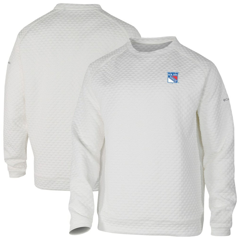 New York Rangers Columbia The Finder Sweatshirt - White Sweatshirts