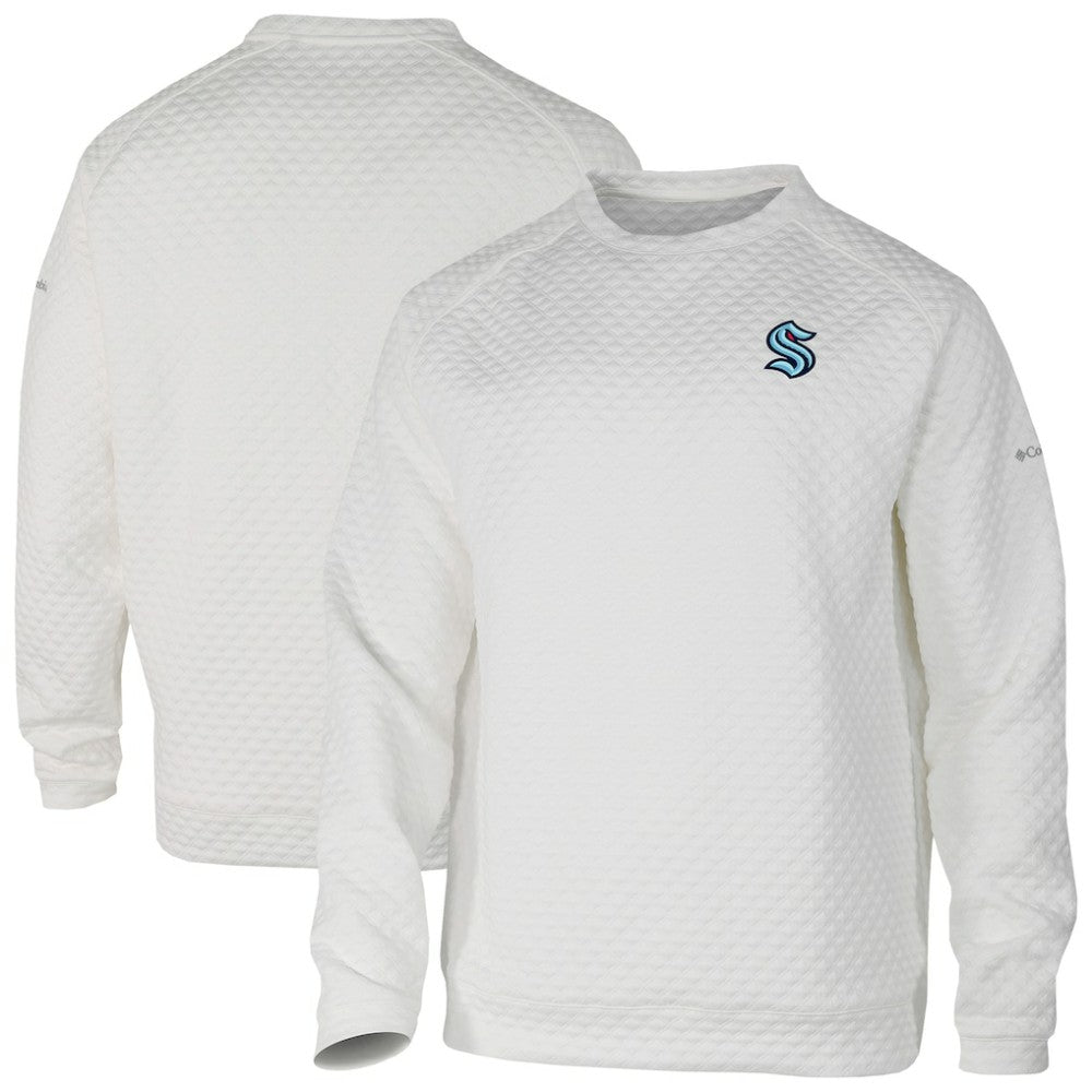 Seattle Kraken Columbia The Finder Sweatshirt - White Sweatshirts