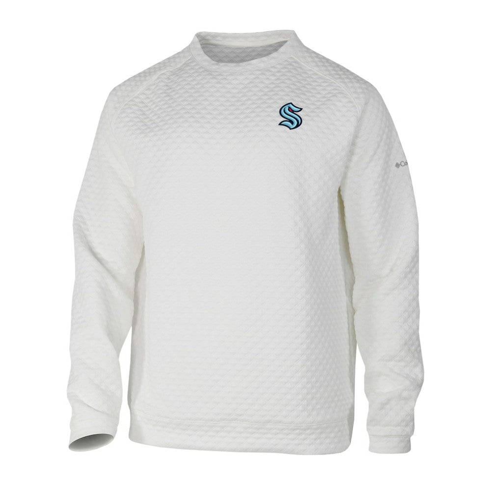 Seattle Kraken Columbia The Finder Sweatshirt - White Sweatshirts