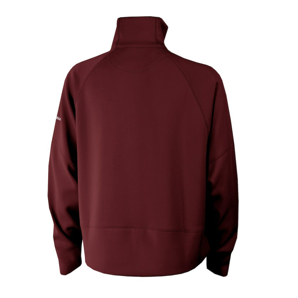 Colorado Avalanche Columbia Women's Wickhams Hills Raglan Omni-Wick Half-Zip Pullover - Maroon Pullover