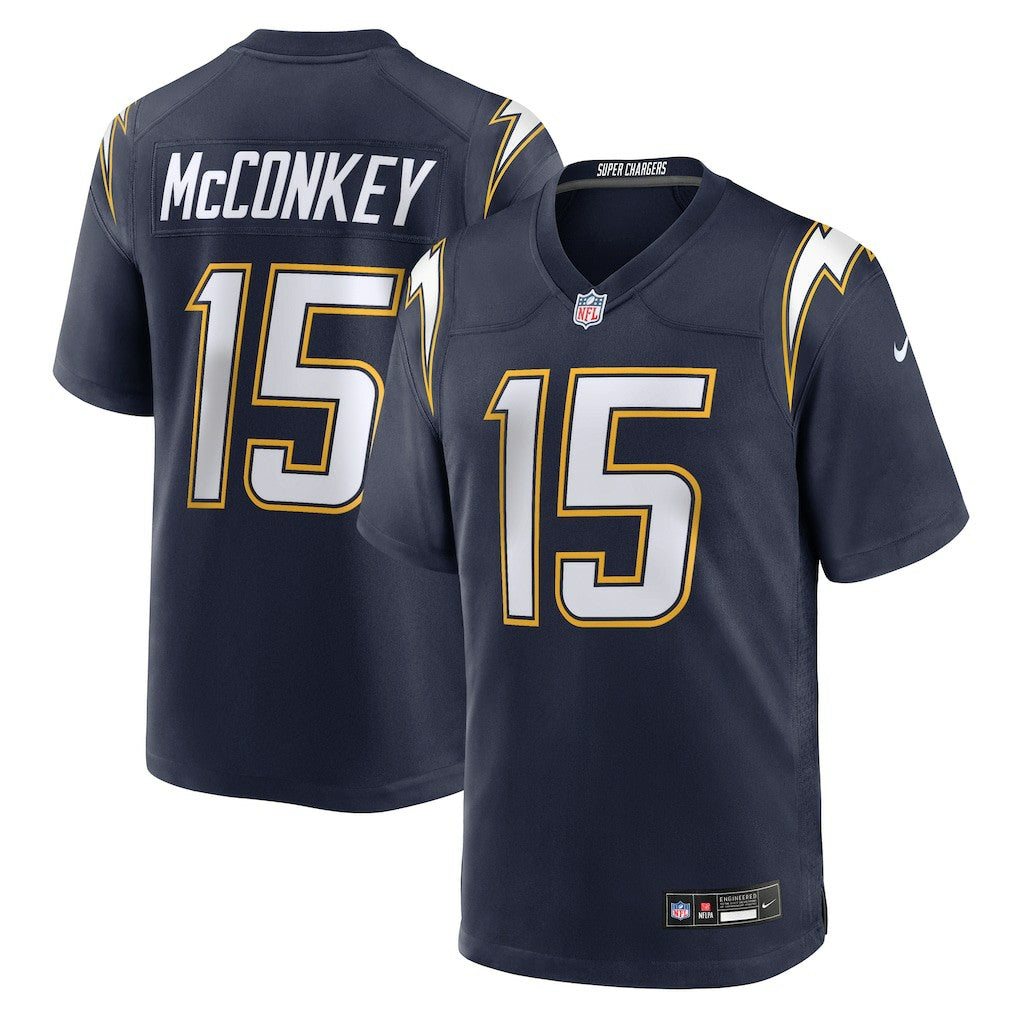 Ladd McConkey Los Angeles Chargers Alternate Super Chargers Game Player Jersey - Navy online