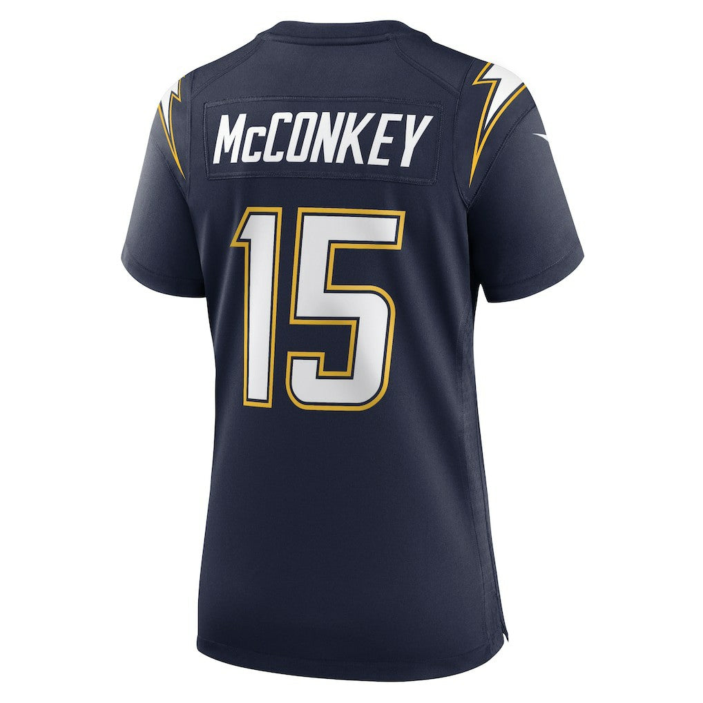 Ladd McConkey Los Angeles Chargers Women's Alternate Super Chargers Game Jersey - Navy discount