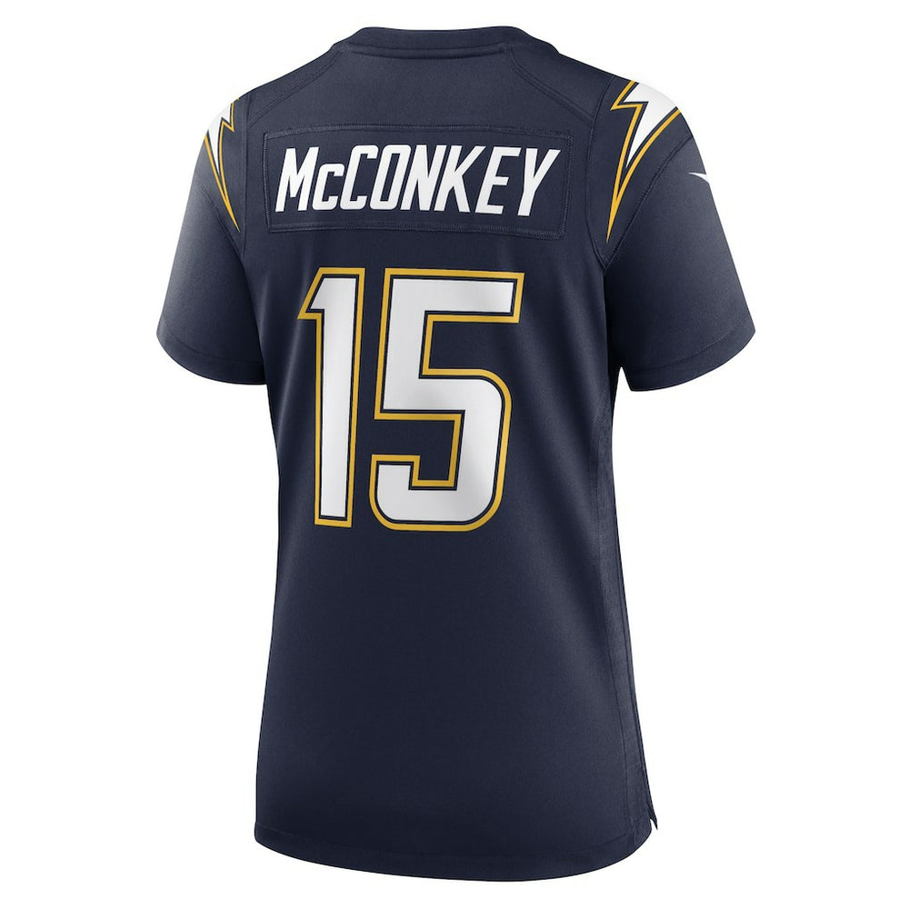 Ladd McConkey Los Angeles Chargers Women's Alternate Super Chargers Game Jersey - Navy discount