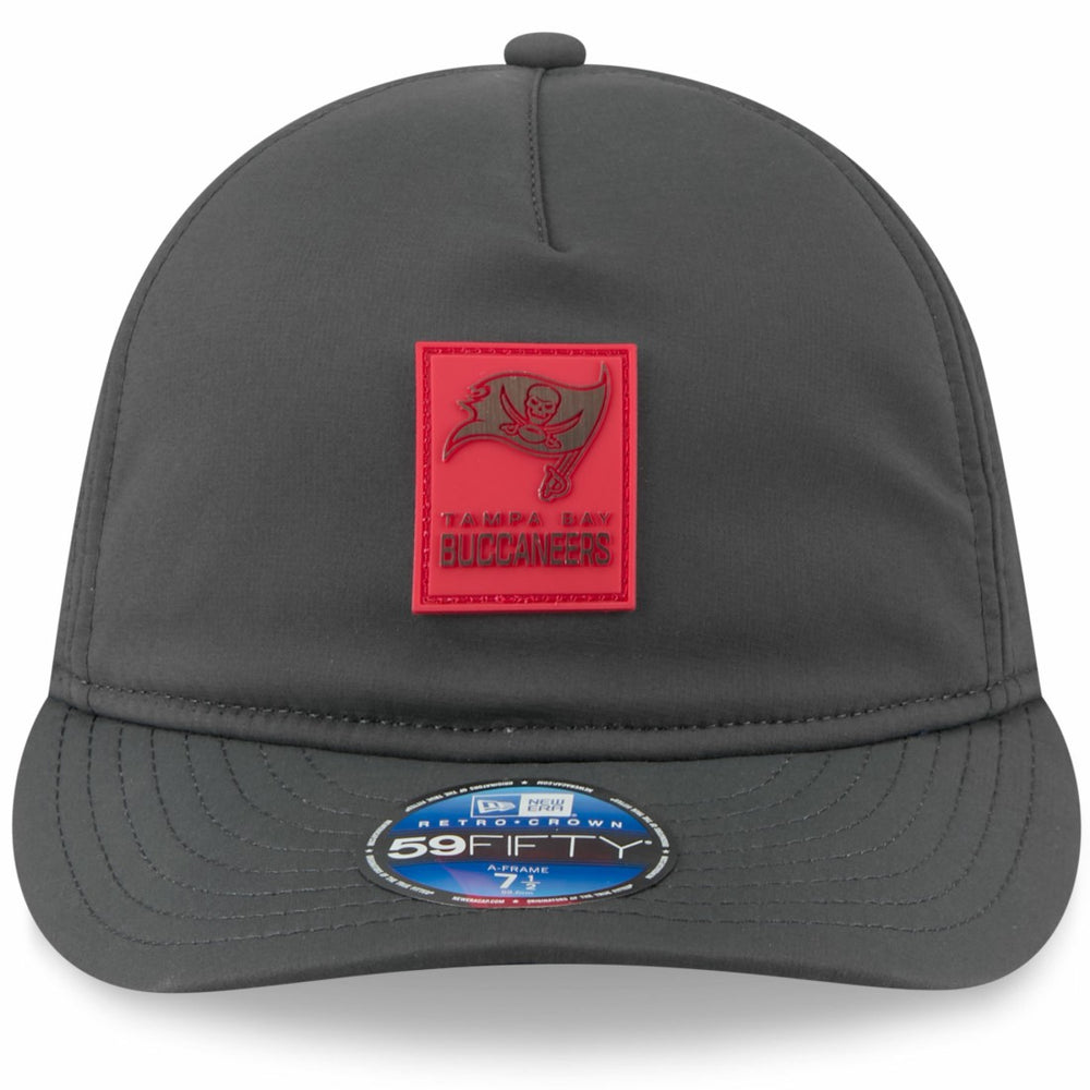 Tampa Bay Buccaneers New Era 2025 Sideline Cold Weather Retro Crown 59FIFTY Fitted Hat - Charcoal discount