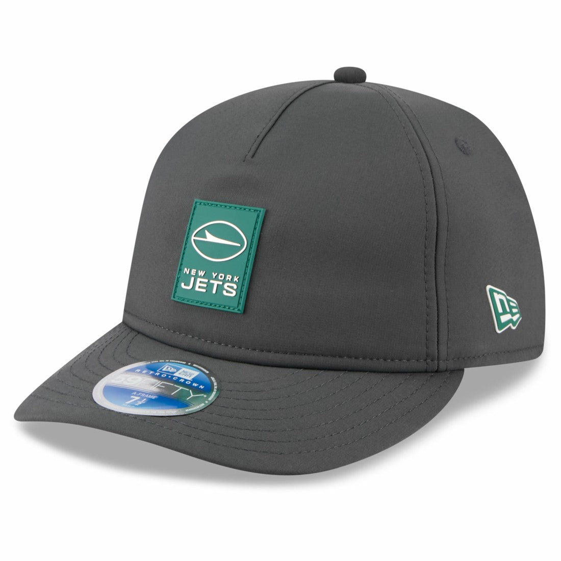 New York Jets New Era 2025 Sideline Cold Weather Retro Crown 59FIFTY Fitted Hat - Charcoal cheap