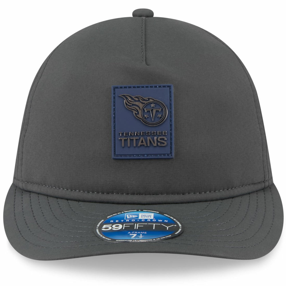 Tennessee Titans New Era 2025 Sideline Cold Weather Retro Crown 59FIFTY Fitted Hat - Charcoal sale