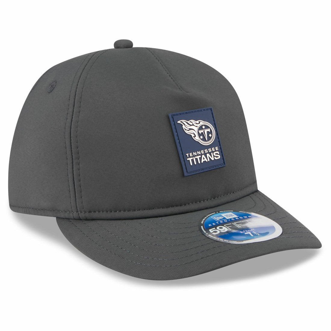 Tennessee Titans New Era 2025 Sideline Cold Weather Retro Crown 59FIFTY Fitted Hat - Charcoal sale
