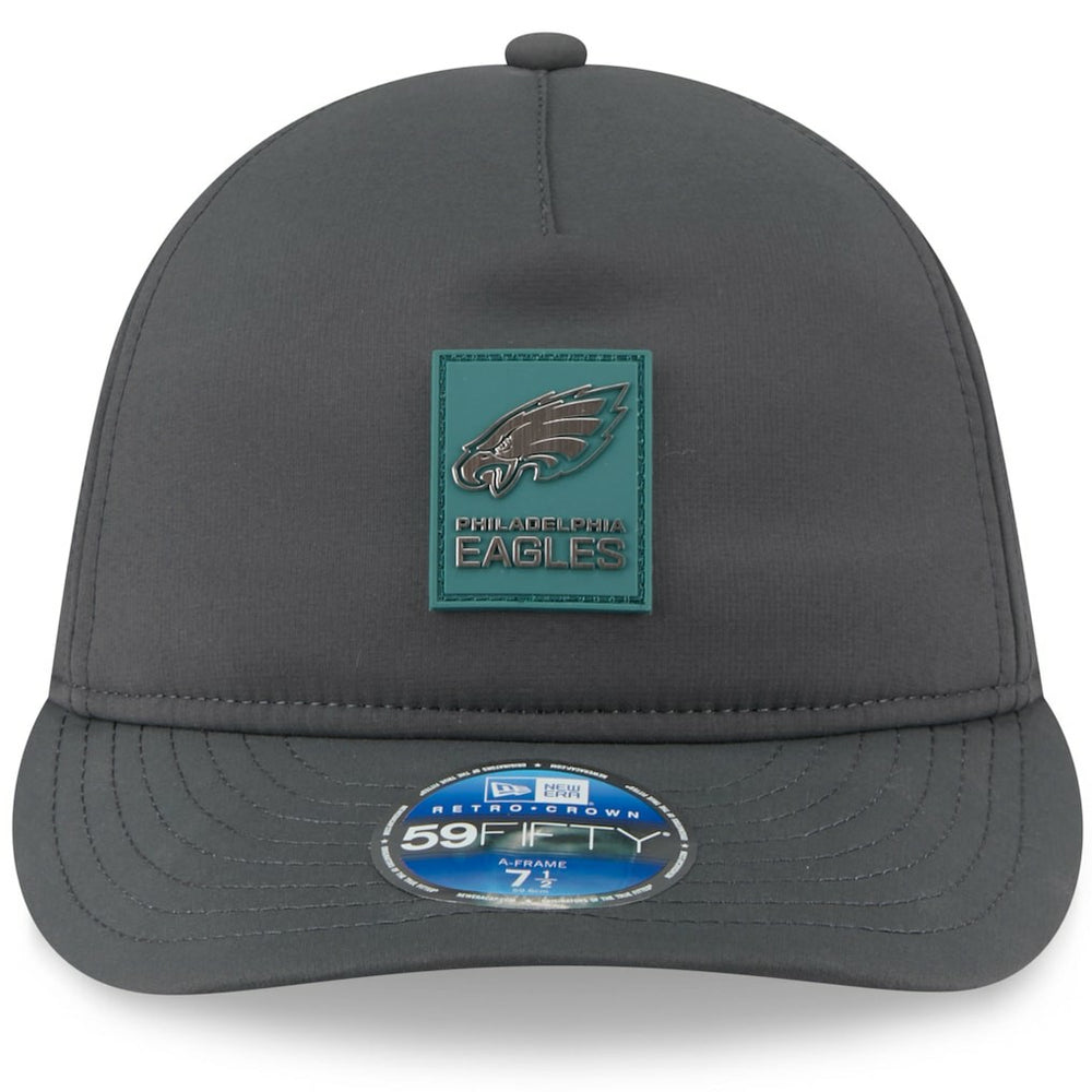 Philadelphia Eagles New Era 2025 Sideline Cold Weather Retro Crown 59FIFTY Fitted Hat - Charcoal online