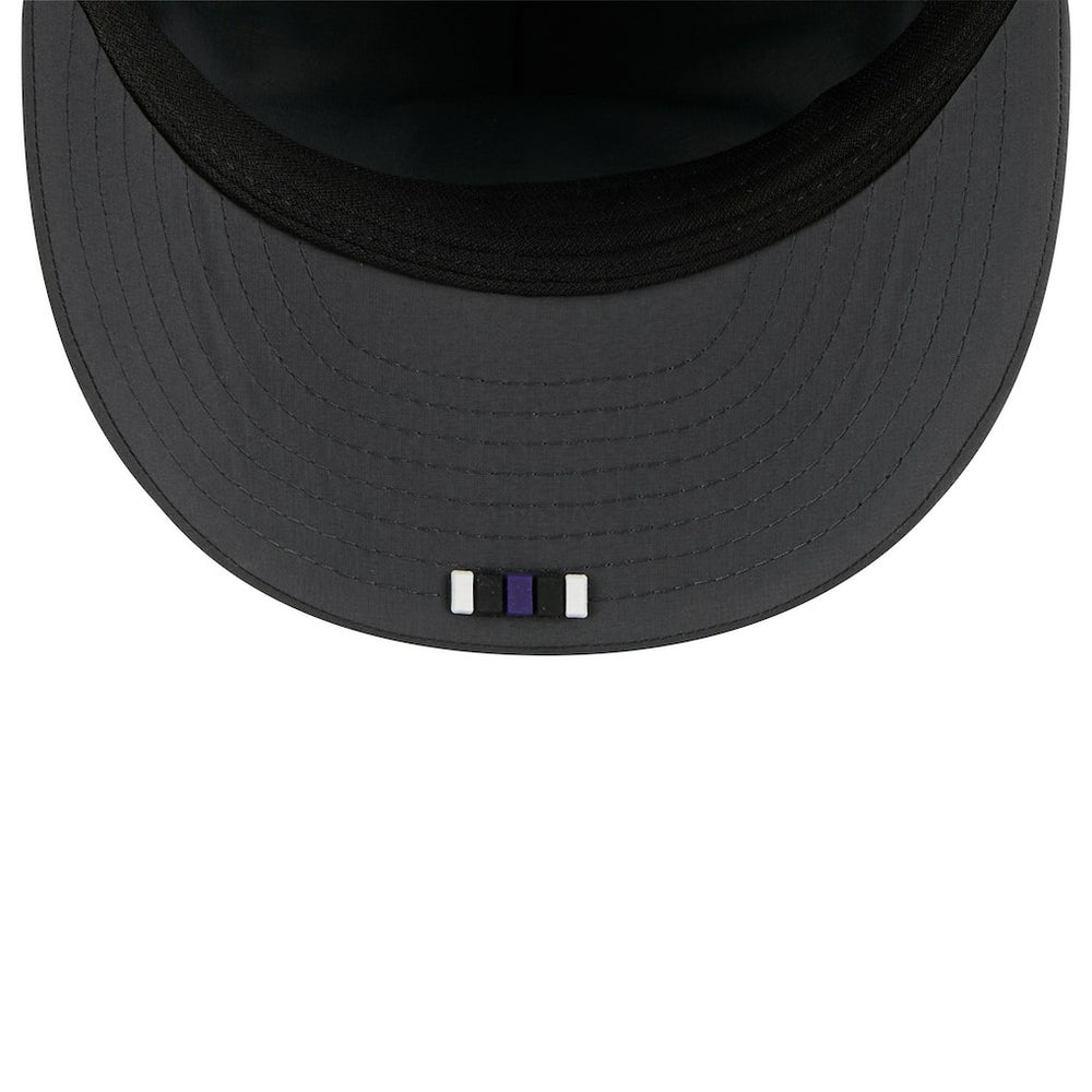 Baltimore Ravens New Era 2025 Sideline Cold Weather Retro Crown 59FIFTY Fitted Hat - Charcoal on sale