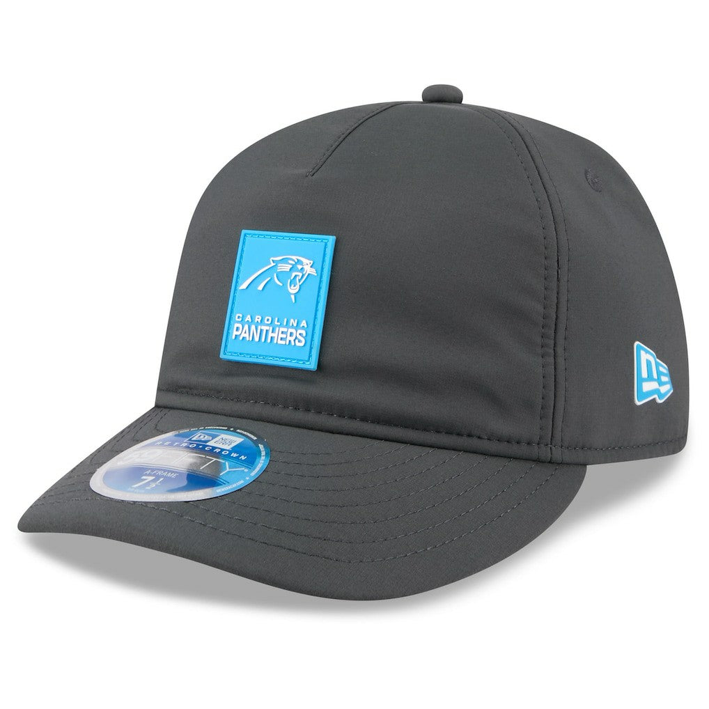 Carolina Panthers New Era 2025 Sideline Cold Weather Retro Crown 59FIFTY Fitted Hat - Charcoal for sale