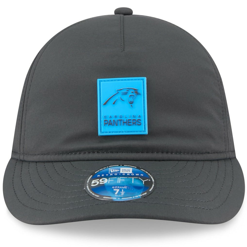 Carolina Panthers New Era 2025 Sideline Cold Weather Retro Crown 59FIFTY Fitted Hat - Charcoal for sale