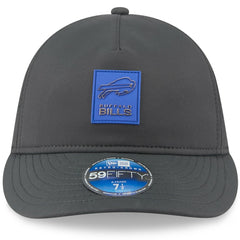 Buffalo Bills New Era 2025 Sideline Cold Weather Retro Crown 59FIFTY Fitted Hat - Charcoal on sale