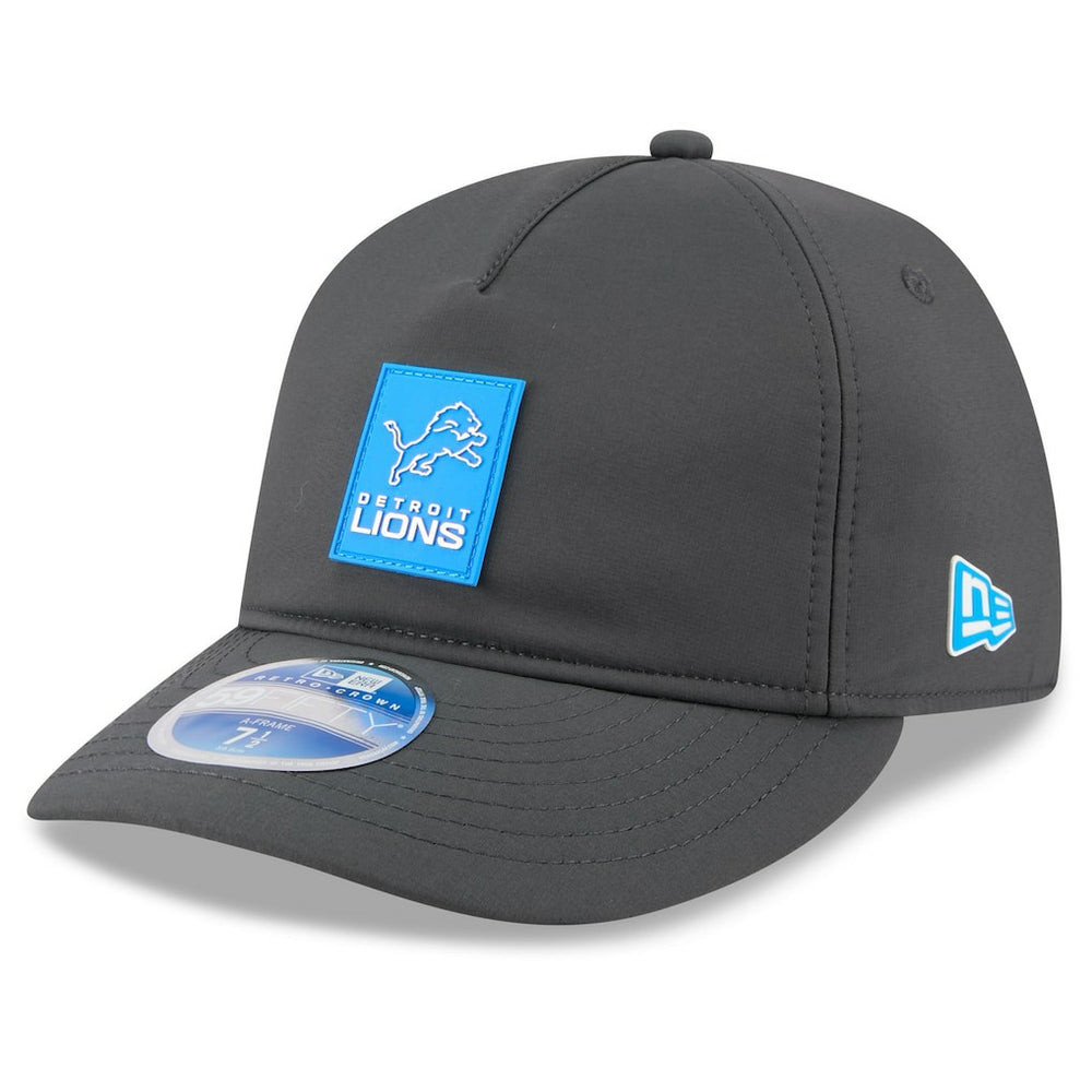 Detroit Lions New Era 2025 Sideline Cold Weather Retro Crown 59FIFTY Fitted Hat - Charcoal online