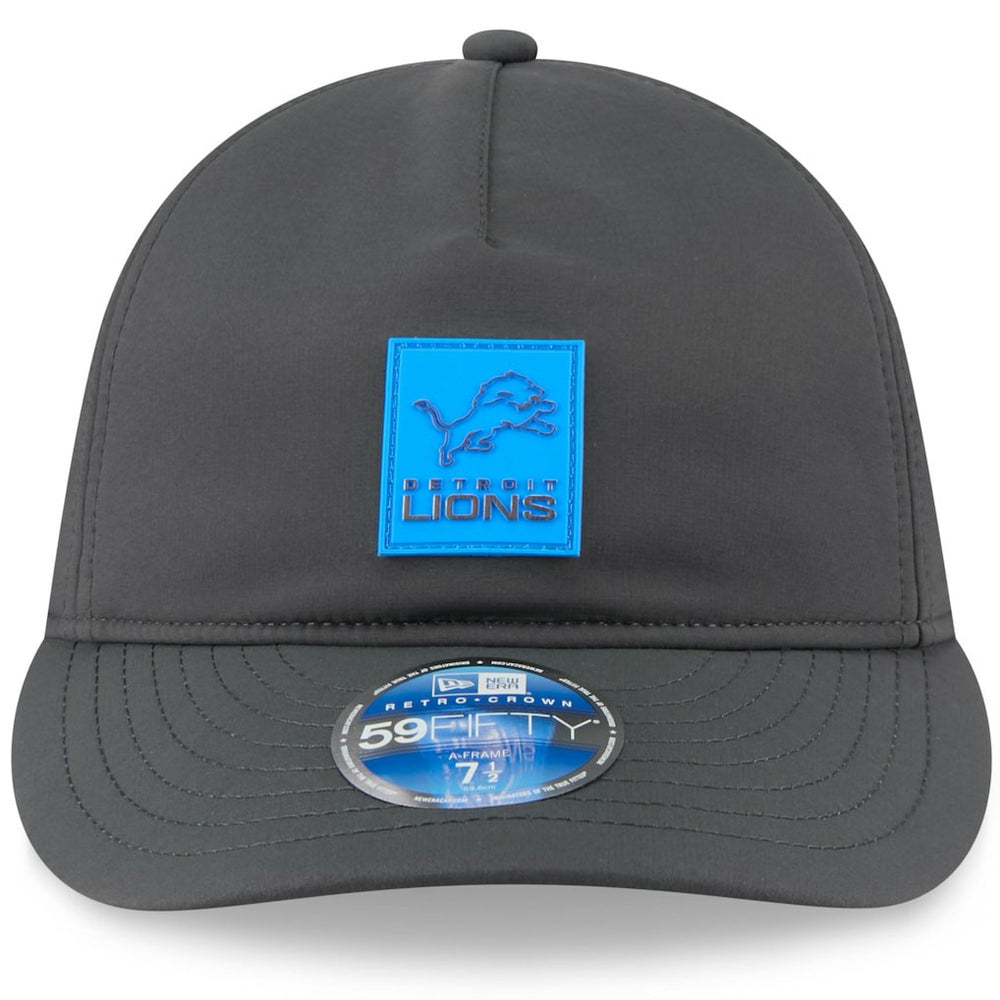 Detroit Lions New Era 2025 Sideline Cold Weather Retro Crown 59FIFTY Fitted Hat - Charcoal online