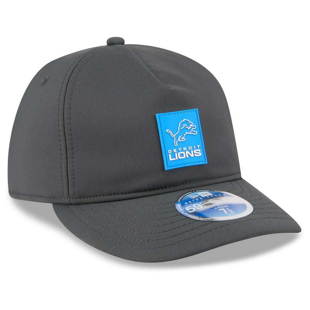 Detroit Lions New Era 2025 Sideline Cold Weather Retro Crown 59FIFTY Fitted Hat - Charcoal online