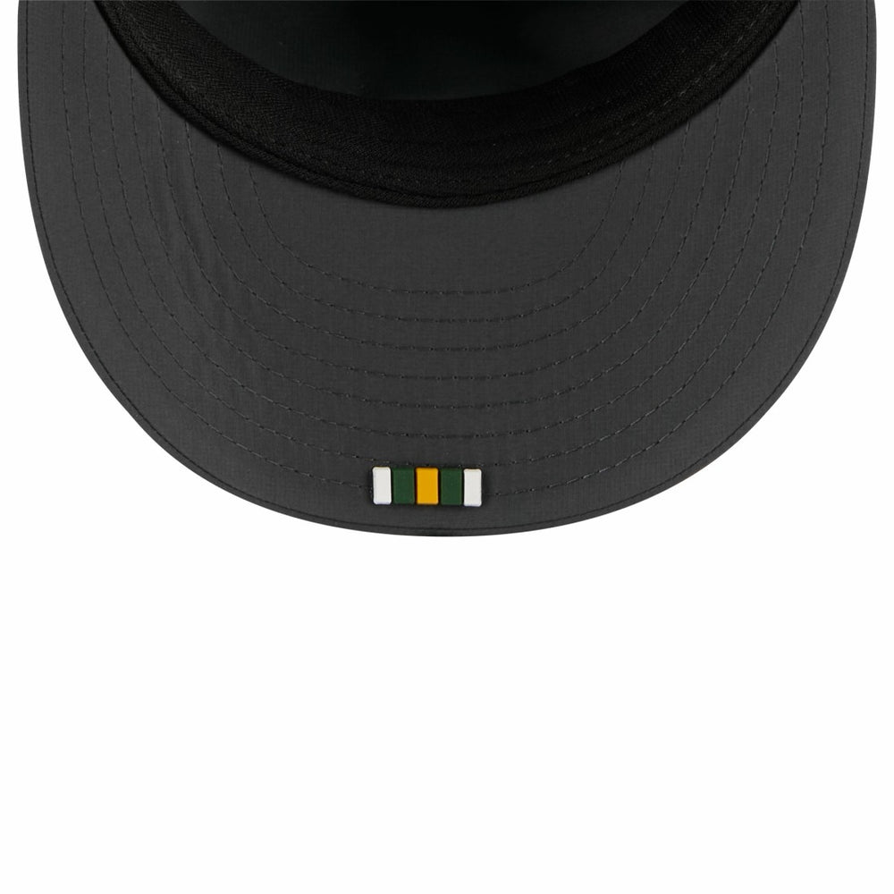 Green Bay Packers New Era 2025 Sideline Cold Weather Retro Crown 59FIFTY Fitted Hat - Charcoal cheap